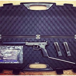 Grand Power K22 .22lr Standard Long Barrel Pistol Black with carry case