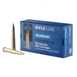 PPU .303 British FMJ BT 174gr Prvi Partizan Rifle Ammunition Pack 100 Collect Only with Valid FAC