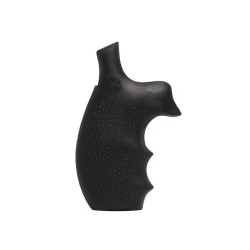 HOGUE GRIPS Bantam Compact Revolver Grip - S&W K & L Frame One Piece Over moulded Rubber