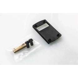 Glock Pistol Mount for Shield Sights SMS & RMS Footprint Mounting Plate - Simple Rear Sight Replacement