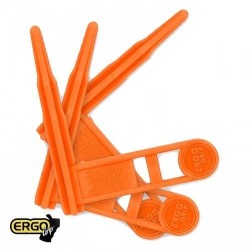 ERGO EMPTY CHAMBER HI VIS ORANGE SAFETY FLAG : FULLBORE RIFLE & PISTOL Breech Flag Part No. 4984-3PK-OR
