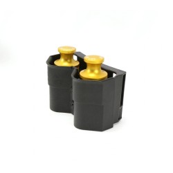 SPEED BEEZ Double Speedloader Belt Pouch for Revolver Speed Loaders - 8 Sizes to choose from SpeedBeez