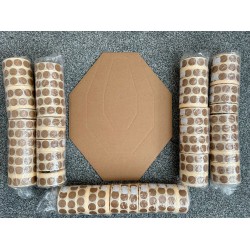 BUNDLE DEAL 100 IPSC OFFICIAL MINI TARGETS (60% Scale) + Buff Patches