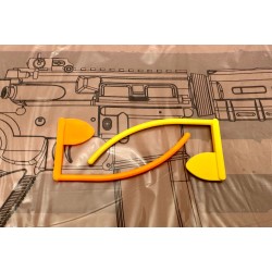Range Safety Chamber Safe Breech Flag - Show your chamber is clear & safe - Orange or Yellow