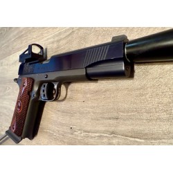 LMR Low Mills Ranges Iver Johnson Ciener .22lt Long Barrel Pistol LBP with Shield Sight RMS Red Dot
