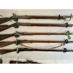 Collection of British Service Rifles - Exempt Antiques No licence required.
