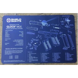 Limited Edition - TekMat - Glock MOS Shield RMS - Reflex Mini Sight