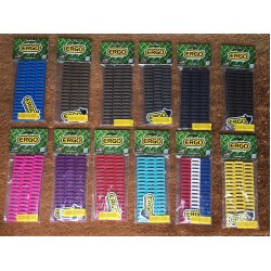 ERGO GRIPS 18 SLOT AR PICATINNY LADDER LOWPRO RAIL COVERS 4373 3 PACK COLOURED