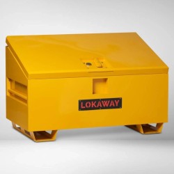 LOKAWAY Large Secure Site Storage Box LSB5536 Yellow - Collect only - email to confirm availability
