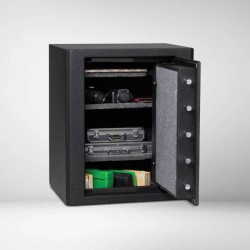 LOKAWAY HOME COMMERCIAL SAFE LC2 with Digital Keypad for Access and Key backup - Ideal for ammunition, bolts, moderators