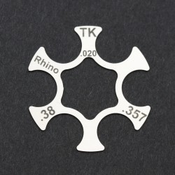 TK Custom Chiappa Rhino 6 Shot 9mm &.38 / .357 .40 S&W 50 & 60 DS Moon Clips 0.20" Including UK LBR Long Barrel Revolver