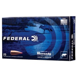 Federal Ammunition - Hornady V-Max - Available in .22-250 / .223 / .308 /6.5 Creedmoor
