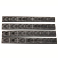 ERGO GRIPS 7-Slot KeyMod WedgeLok® KeyMod Slot Rail Cover 4 pack  4330-4PK-GG GRAPHITE GREY