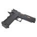 2011 Style KLI JW3 John Wick Baba Yaga Hi-Capa 5.1 Co2 Blowback Air Pistol Rose Gold Barrel - 4.5mm/.177 - Black