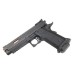 2011 Style KLI JW3 John Wick Baba Yaga Hi-Capa 5.1 Co2 Blowback Air Pistol Rose Gold Barrel - 4.5mm/.177 - Black