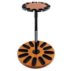 Winchester Run Around Susan 12 Gun Rotating Gun Rack - Lazy Suzie Susie Rifle Display Unit - Black or Brown Wood Finish