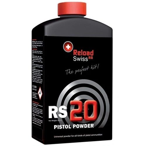 RELOAD SWISS - RS20 - PISTOL POWDER - Single Base RELOAD SWISS - RS20 - PISTOL POWDER - Single Base