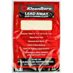KLEENBORE - Lead Away Gun Cloth - Great for cleaning Stainless Steel Guns back to factory finish !