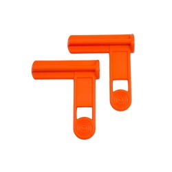 ERGO SHOTGUN SAFETY HI VIS ORANGE CHAMBER FLAG – 2 PACK FOR 12-16-20 GA Part No. 4985-2PK-OR