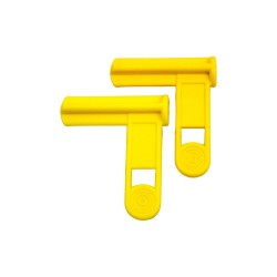 ERGO SHOTGUN SAFETY HI VIS YELLOW CHAMBER FLAG – 2 PACK FOR 12-16-20 GA Part No. 4985-2PK-YL